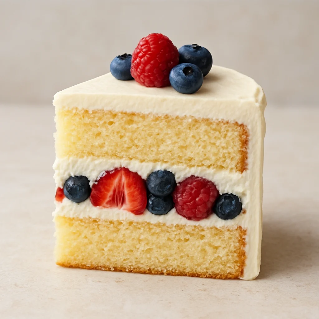 Vanilla Berry Layer Cake